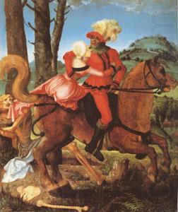 The Knight the Young Girl and Death (mk05), Hans Baldung Grien